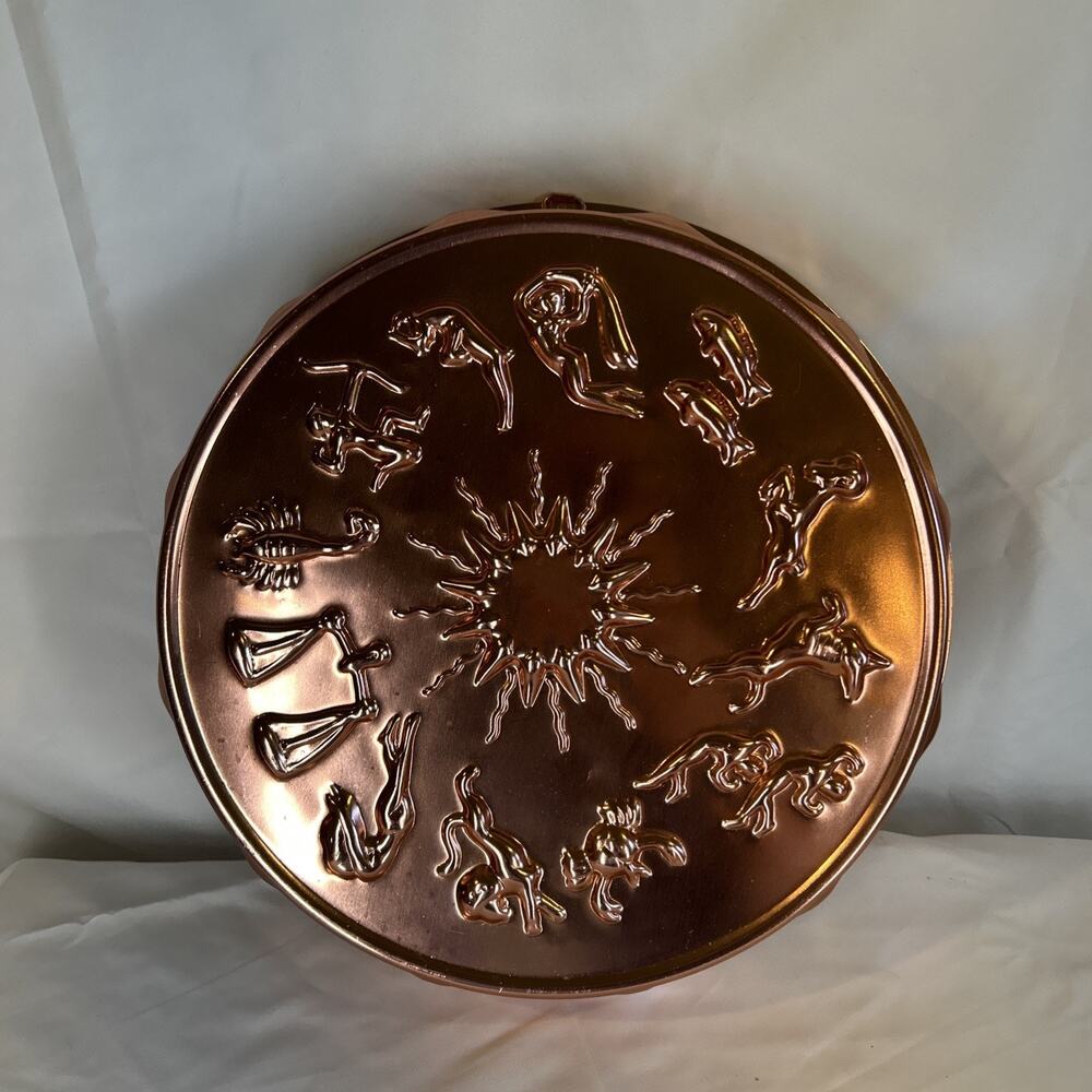Antique Zodiac Baking Pan Cake and Jello Mold